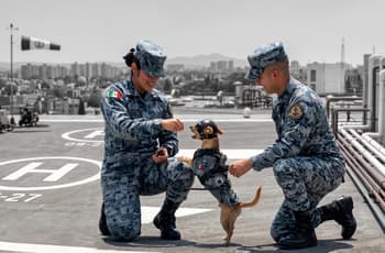 Comando Chihuahua, el elemento más perrón de la Guardia Nacional, estará en desfile del 16 de septiembre