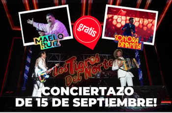 Los Tigres del Norte, La Sonora Dinamita y Maelo Ruiz, juntos y GRATIS en CDMX: fecha y lugar