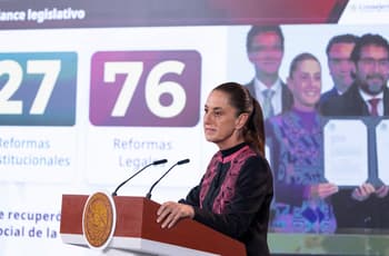 Segundo Informe de Gobierno: Sheinbaum suma 27 reformas constitucionales y 76 cambios legales