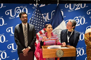 De CDMX a Nueva York: Brugada destaca Utopías y plantea ciudades con derechos en el U20