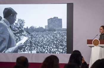 Sheinbaum rinde homenaje a Cuauhtémoc Cárdenas en la mañanera: “Transformó la vida política del país