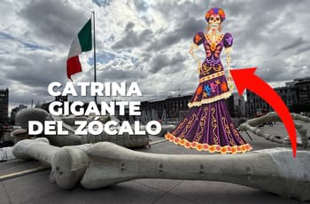 Así será la Catrina más alta del mundo: huesos luminosos, arte textil y más en la Ofrenda del Zócalo