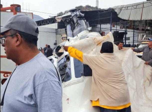 helicóptero en Tlalnepantla