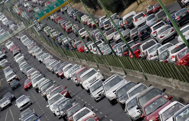 tráfico en la CDMX