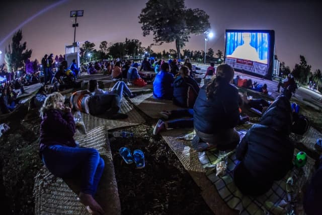 Cine en el bosque