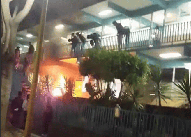 explosión en el CCH Naucalpan