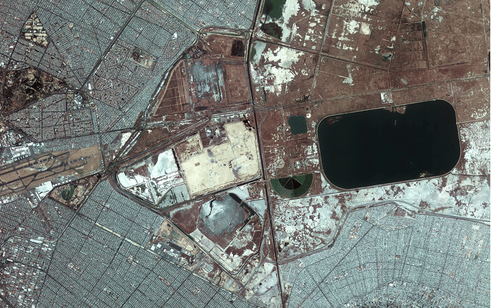 Estación Espacial Internacional sobre la CDMX