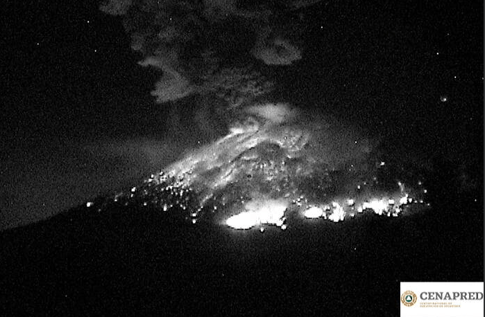ceniza del Popocatépetl en la CDMX