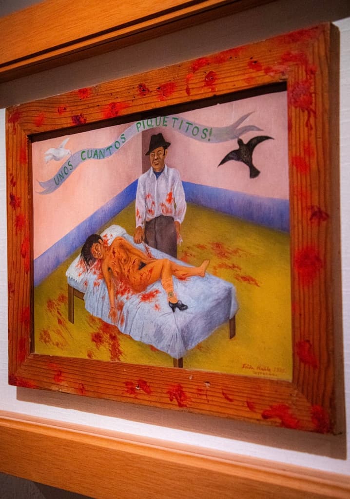 Obras de Frida Kahlo exhibidas en el Museo Dolores Olmedo de Xochimilco | Foto: Liz Basaldúa
