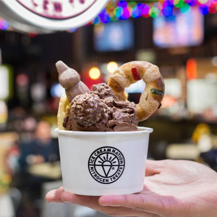 helado de rosca de Reyes