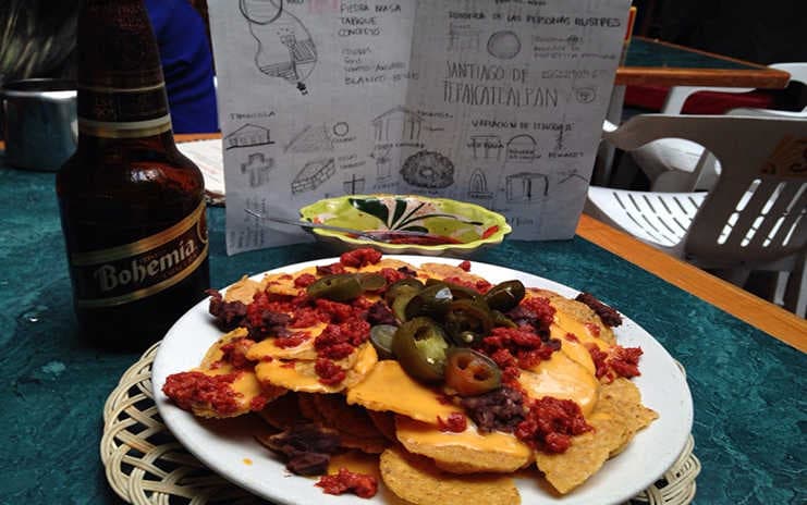 Para acompañar la chela en El Cenote Azul