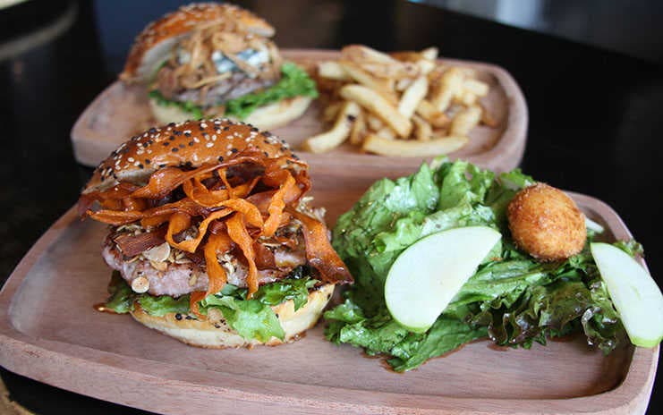 Hamburguesa de jabalí