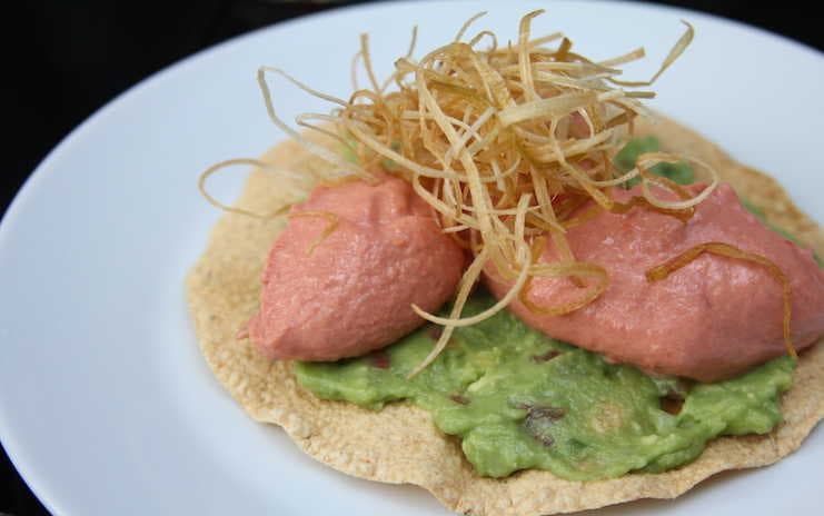 La señora tostada de paté de marlín