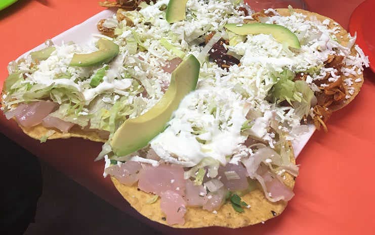 Tostada de pata La Chaparrita