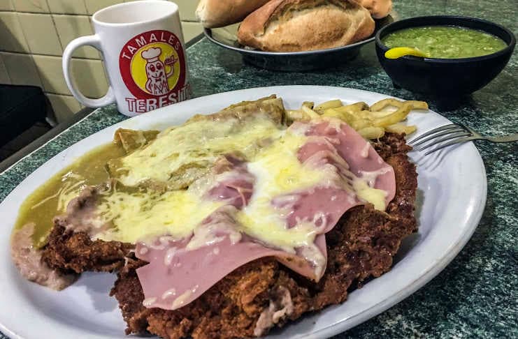 Oreja de elefante en Tamales Teresita