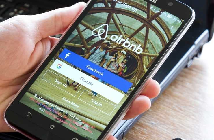 Airbnb aplicación móvil