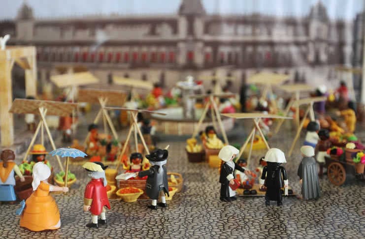 playmohistoria en el museo del caracol