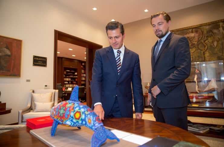 Leonardo DiCaprio con EPN