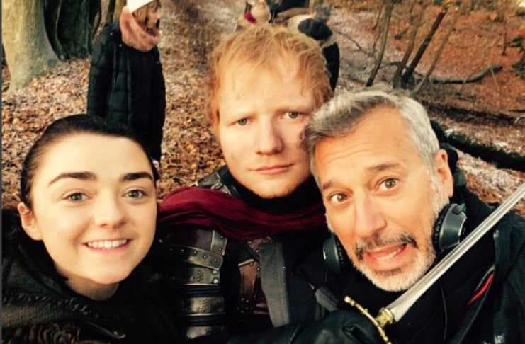 Ed Sheeran fue la sorpresa de la penúltima temporada de Game of Thrones