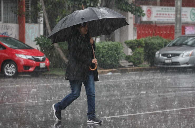 lluvia y granizo en la cdmx