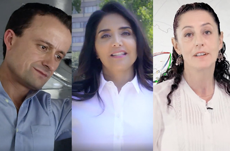Según el INE las campañas inician el 30 de marzo, pero los spots de los candidatos a la CDMX ya circulan en redes.