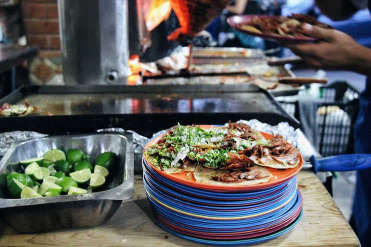 Tacos de pastor de El Vilsito