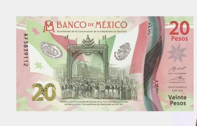 nuevo billete de 20