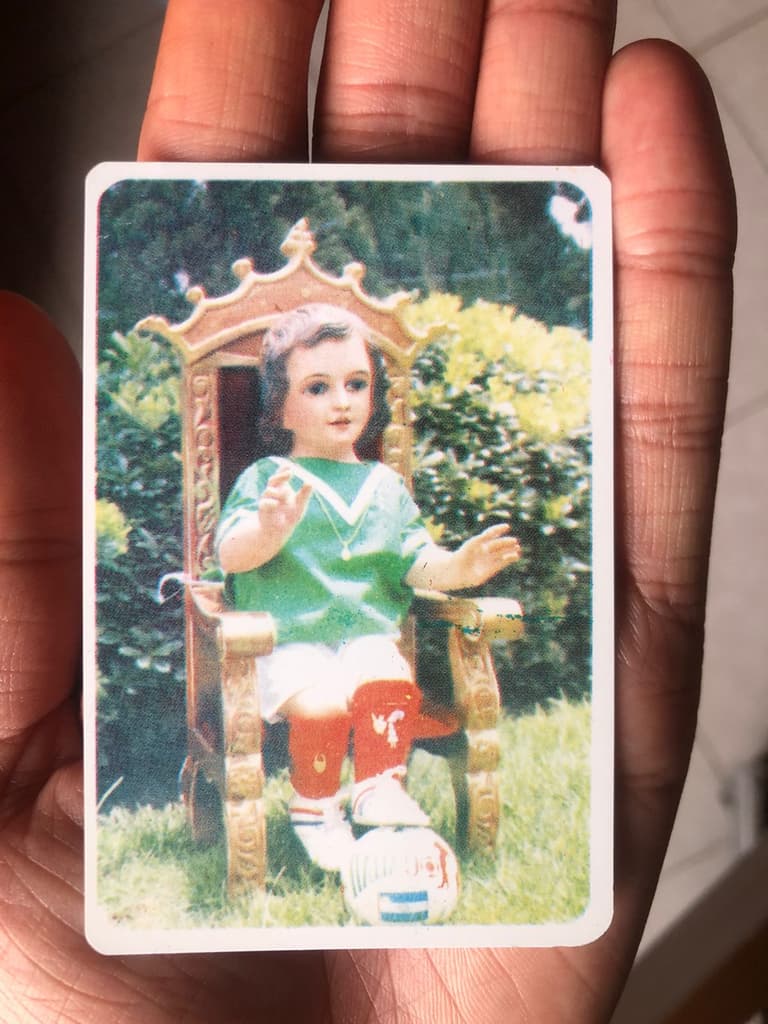 Niño Dios Futbolista