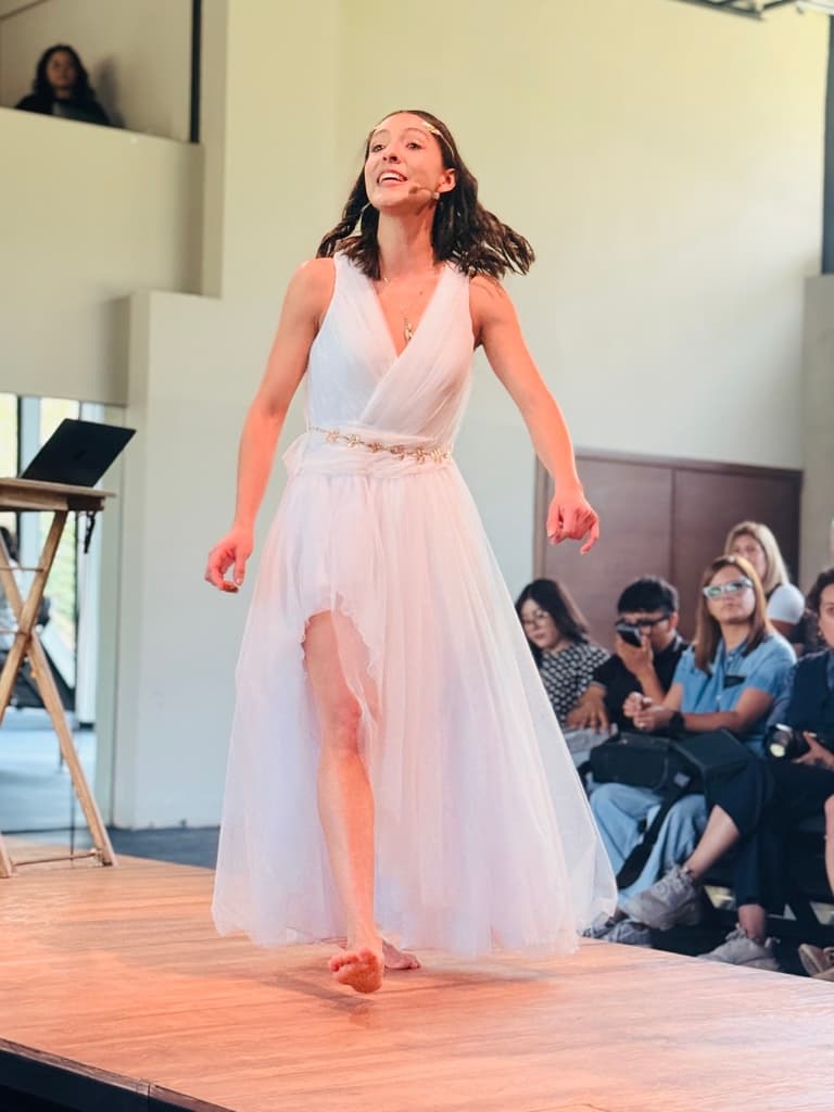 Reinterpretación femenina del mito de Orfeo en la obra Eurídice según Eurídice dirigida por Ana Graham. | Foto: Liz Basaldúa