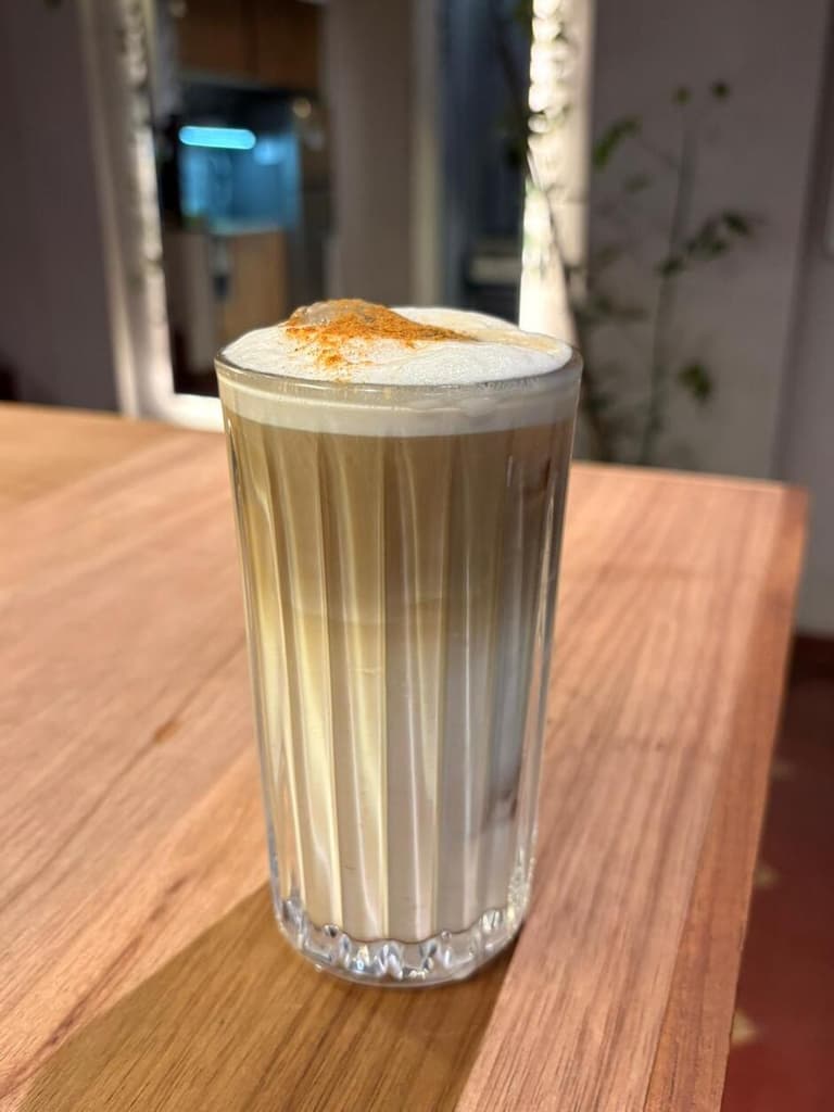 District Cafe - Horchata coffee