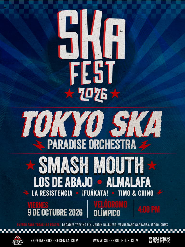 Tokyo Ska Paradise Orchestra y Smash Mouth en Ska Fest 2026