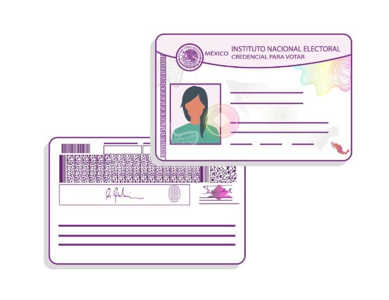 código qr en la credencial del INE