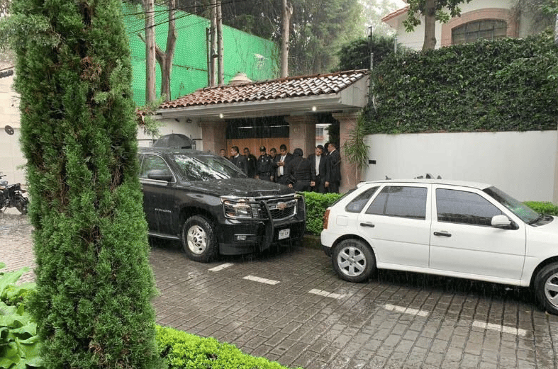 balacera en la casa del cardenal Norberto