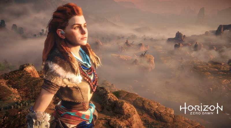 Aloy, una de las mujeres protagonistas de videojuegos