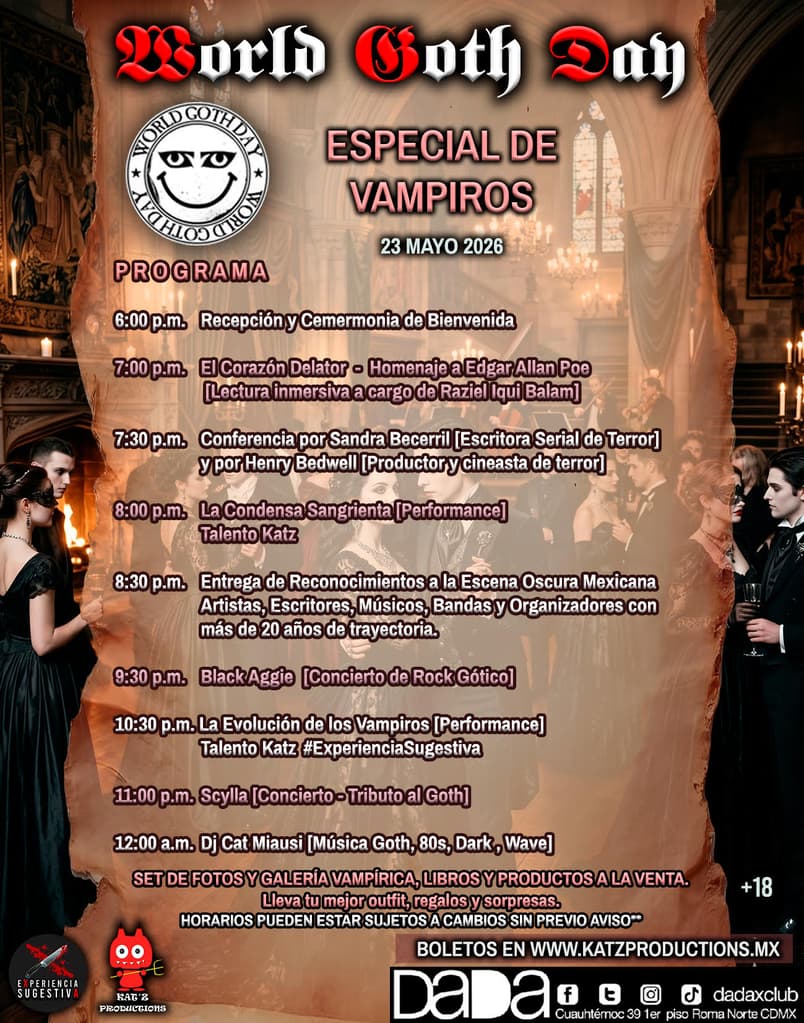 Evento gótico en CDMX 