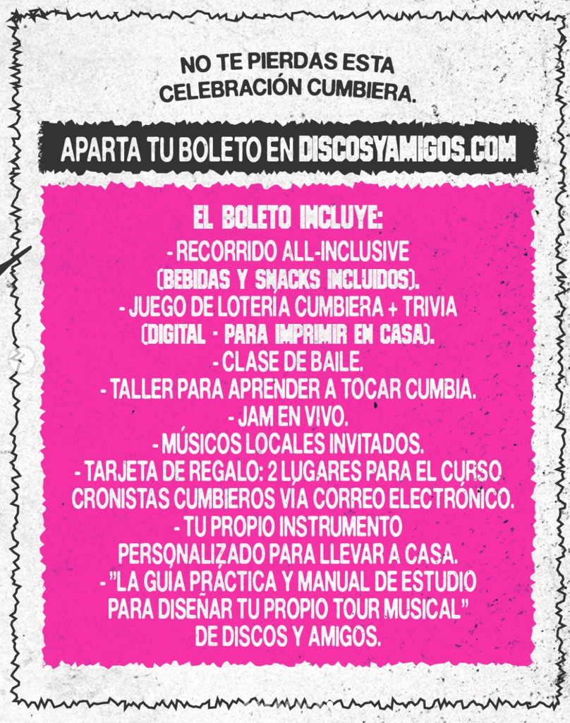 ¡Échate unas buenas cumbias y chelitas en el Tour Cumbiero en CDMX!