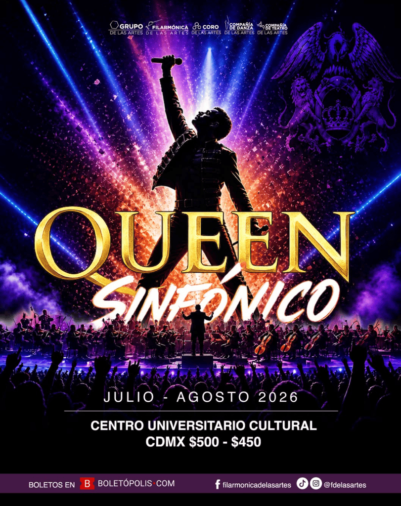Queen sinfónico CDMX Filarmónica de las Artes