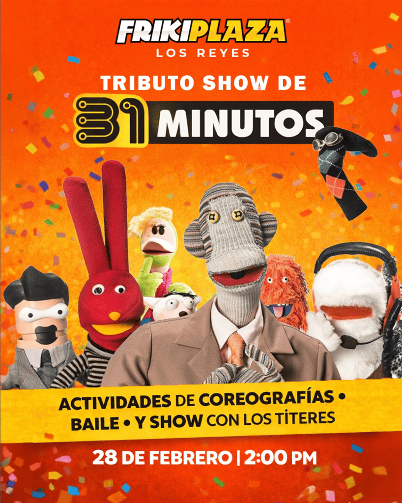 ¿Dónde está y cómo llegar a Friki Plaza Los Reyes para el tributo de 31 Minutos?
