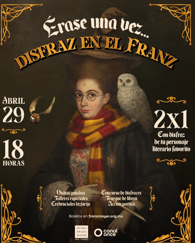 Noche de Museos: arma plan literario y disfraz en el Franz