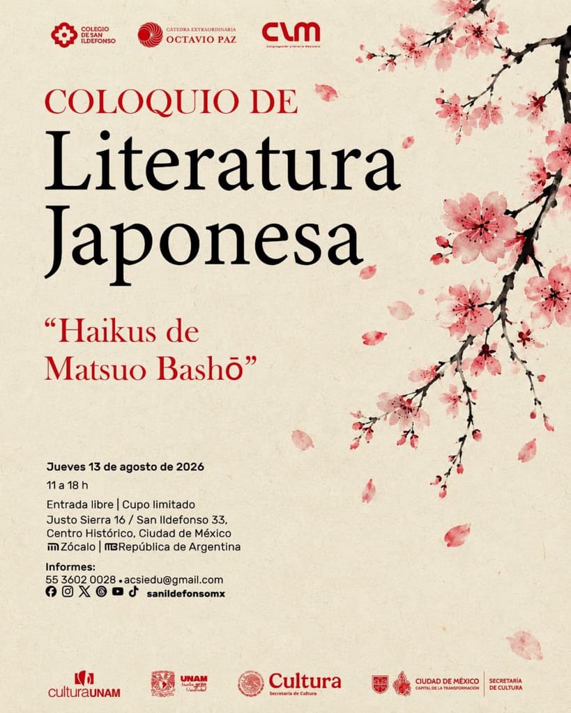 De Japón al Colegio de San Ildefonso. Un coloquio sobre los haikus de Bashō