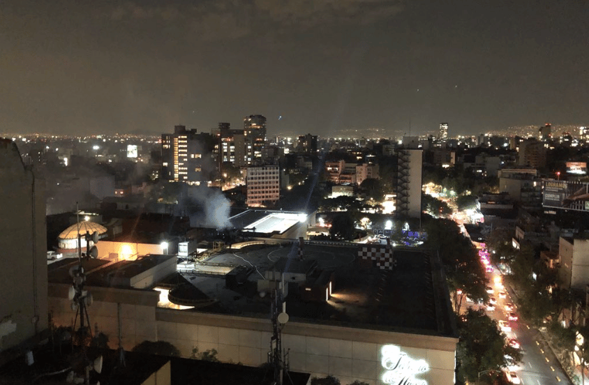 incendio en el palacio de hierro