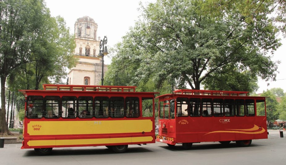 recorrido en Tranvía de Coyoacán