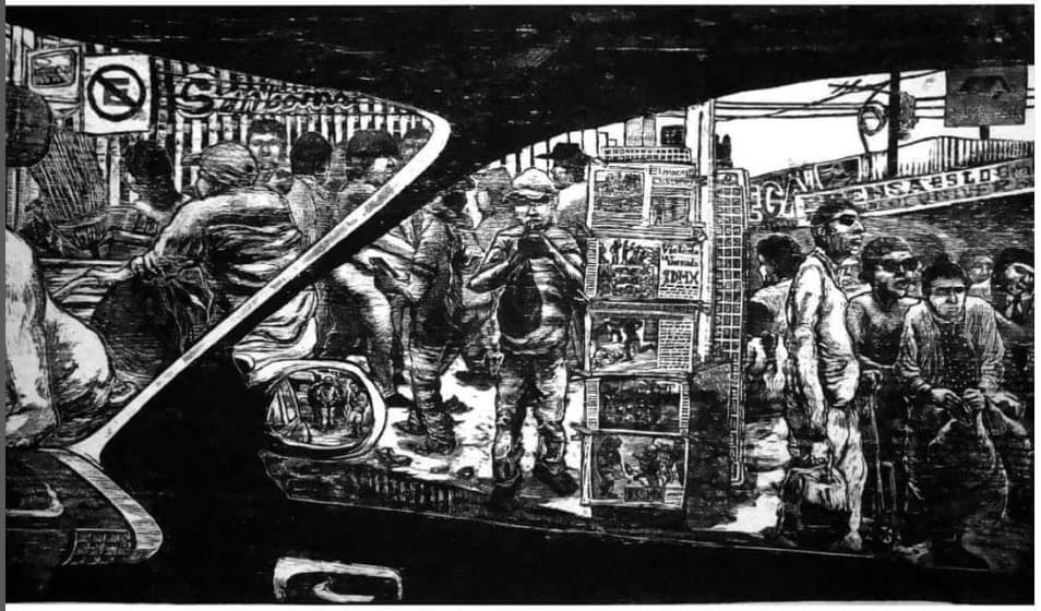 Expo gratis en el Metro Bellas Artes: MOMENTUM, una reflexión sobre el movimiento en la ciudad | Foto: Momentum