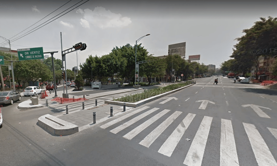 obras en calles de la colonia Narvarte