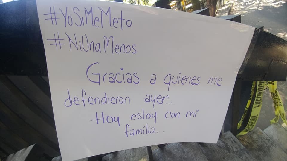 intento de secuestro en un puente peatonal