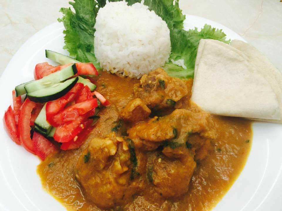 Pollo en curry
