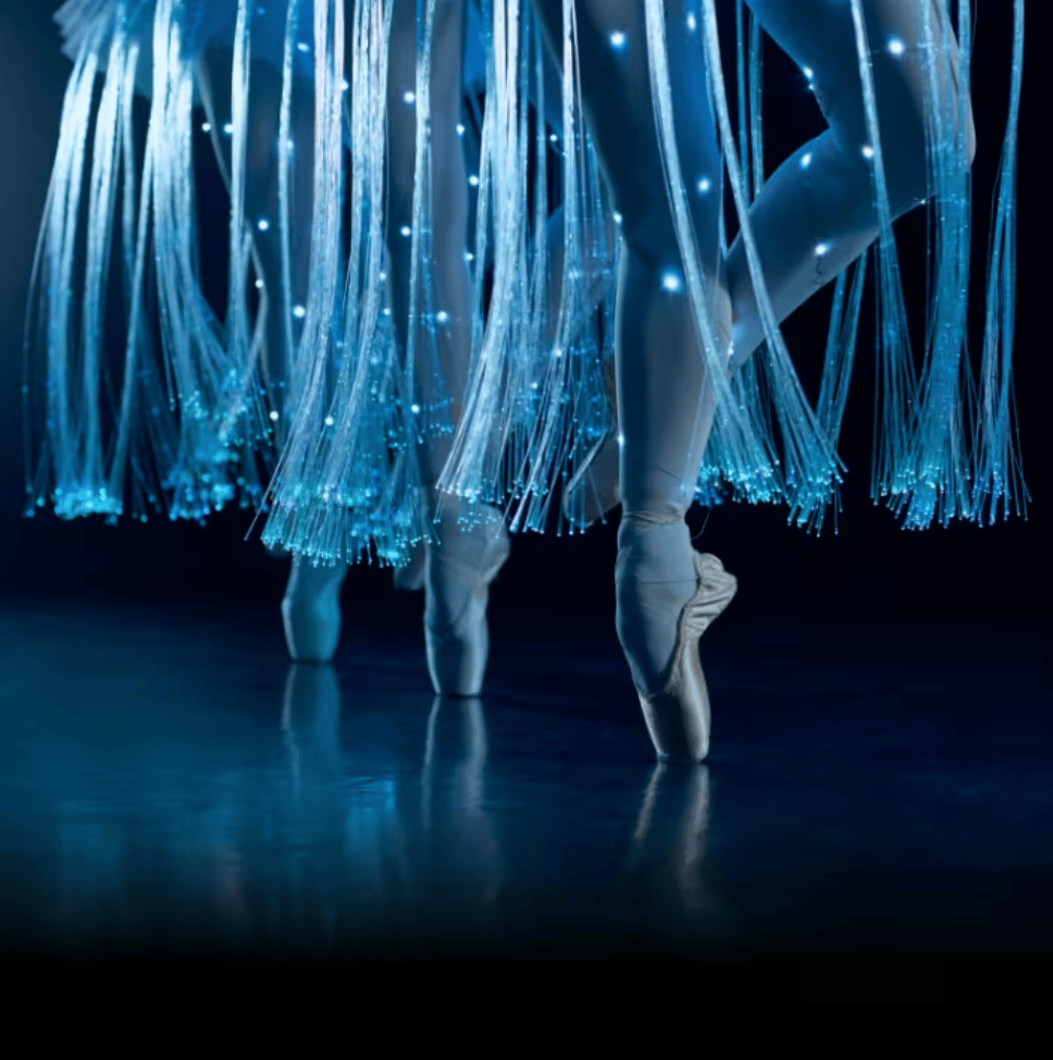 Coreografía luminosa inspirada en La Bella Durmiente | Foto: Fever