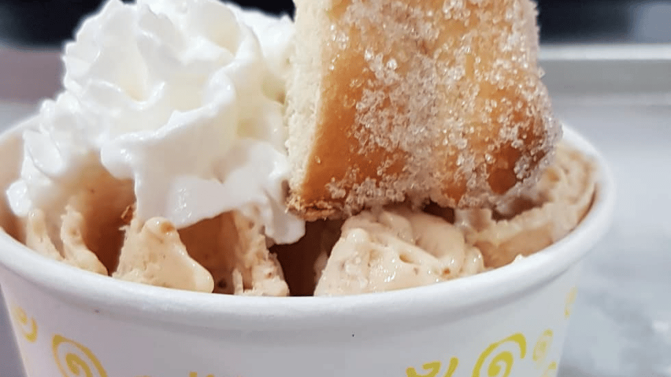Helado de pan de muerto